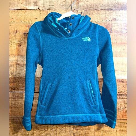 The North Face Tops - The North Face rare plaid accent hoodie